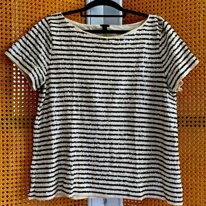 jcrew embellished tshirt